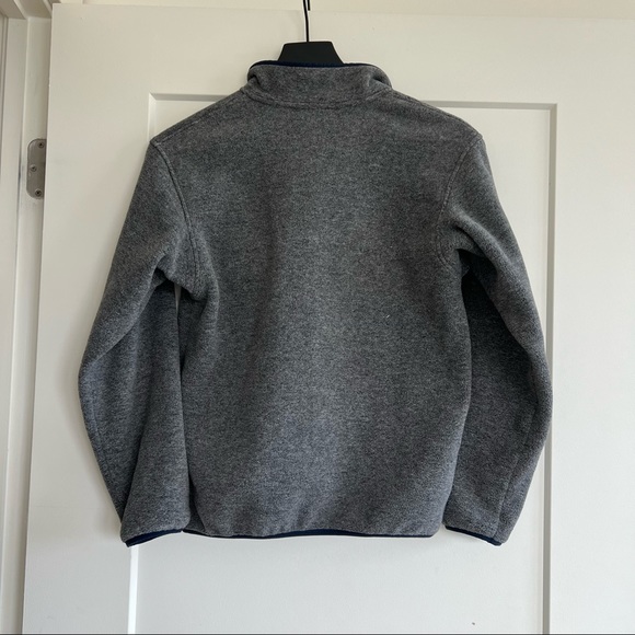 Patagonia Lightweight Synchilla Snap-T Pullover Gray/Navy - Picture 2 of 5